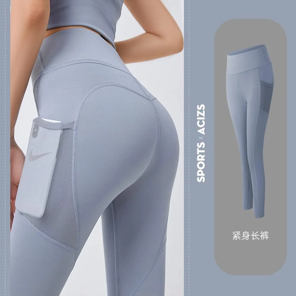 One of the standout features of Juncosports yoga pants with pockets for running is, of course, the strategically placed pockets. 
